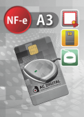 NF-e A3 em cartão e leitora