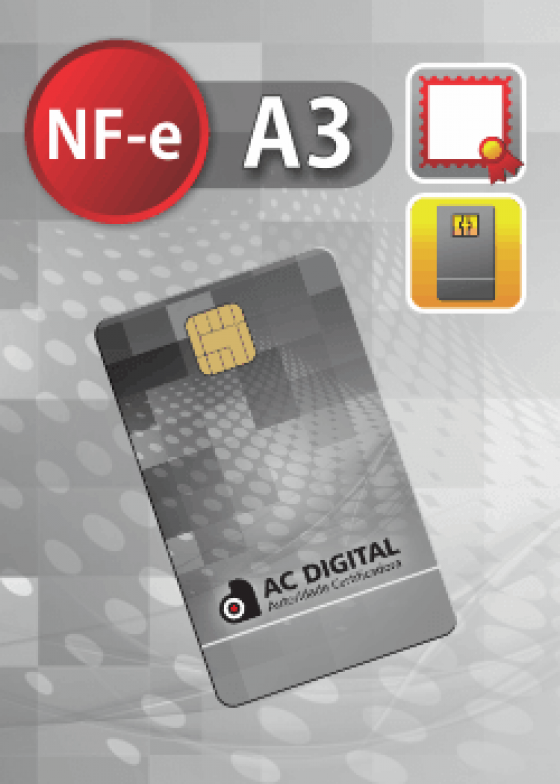 NF-e A3 cartão